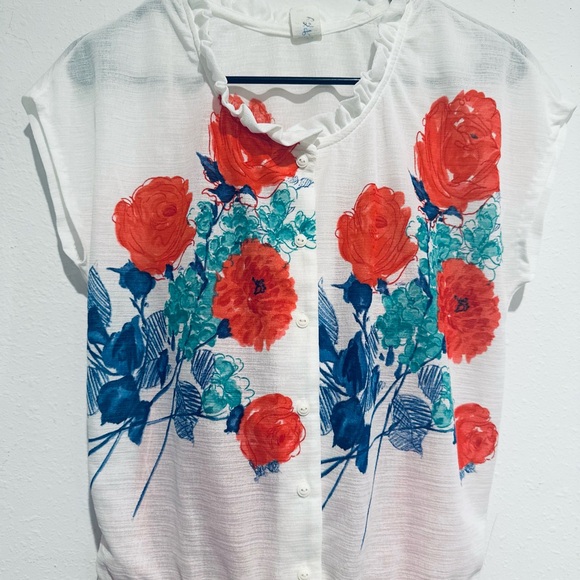 VINTAGE CURATED OUTFIT SKIRT & TOP WOMEN’S SZ SMALL COTTAGECORE GRANNYCORE - Picture 4 of 10